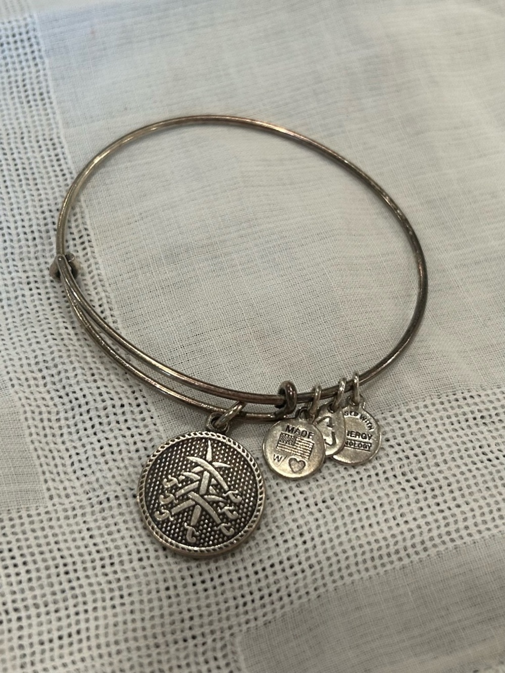 Alex and Ani “Seven Swords” Bangle Bracelet in Silver (original from 2012!)